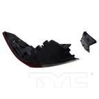 Outer LED Tail Light Rear Lamp Black for 25-25 Honda Civic Right Passenger Side