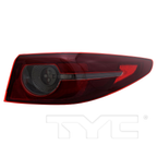 Outer LED Tail Light Rear Lamp for 19-21 Mazda 3 Sedan (w/o Signal) Right Side