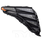 LED Daytime Running Light DRL for 22-22 Hyundai Tucson (Black Trim) Right Side