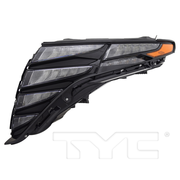 LED Daytime Running Light DRL for 22-22 Hyundai Tucson (Black Trim) Left Side