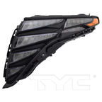 LED Daytime Running Light DRL for 22-22 Hyundai Tucson (Black Trim) Left Side
