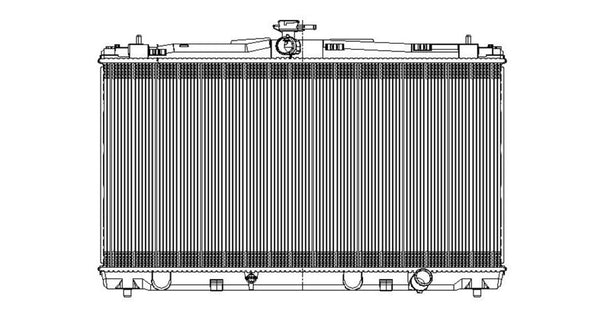Radiator for 12-17 Toyota Camry/Camry Hybrid 2.5/3.5 L4/V6 Single Row