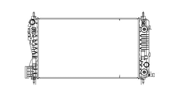 Radiator for 13-16 Chevy Malibu LT 2.0L Single Row GM3010551 22883363