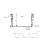 Radiator for 16-20 Chevy Spark 1.4L L4 Manual Transmission Single Row