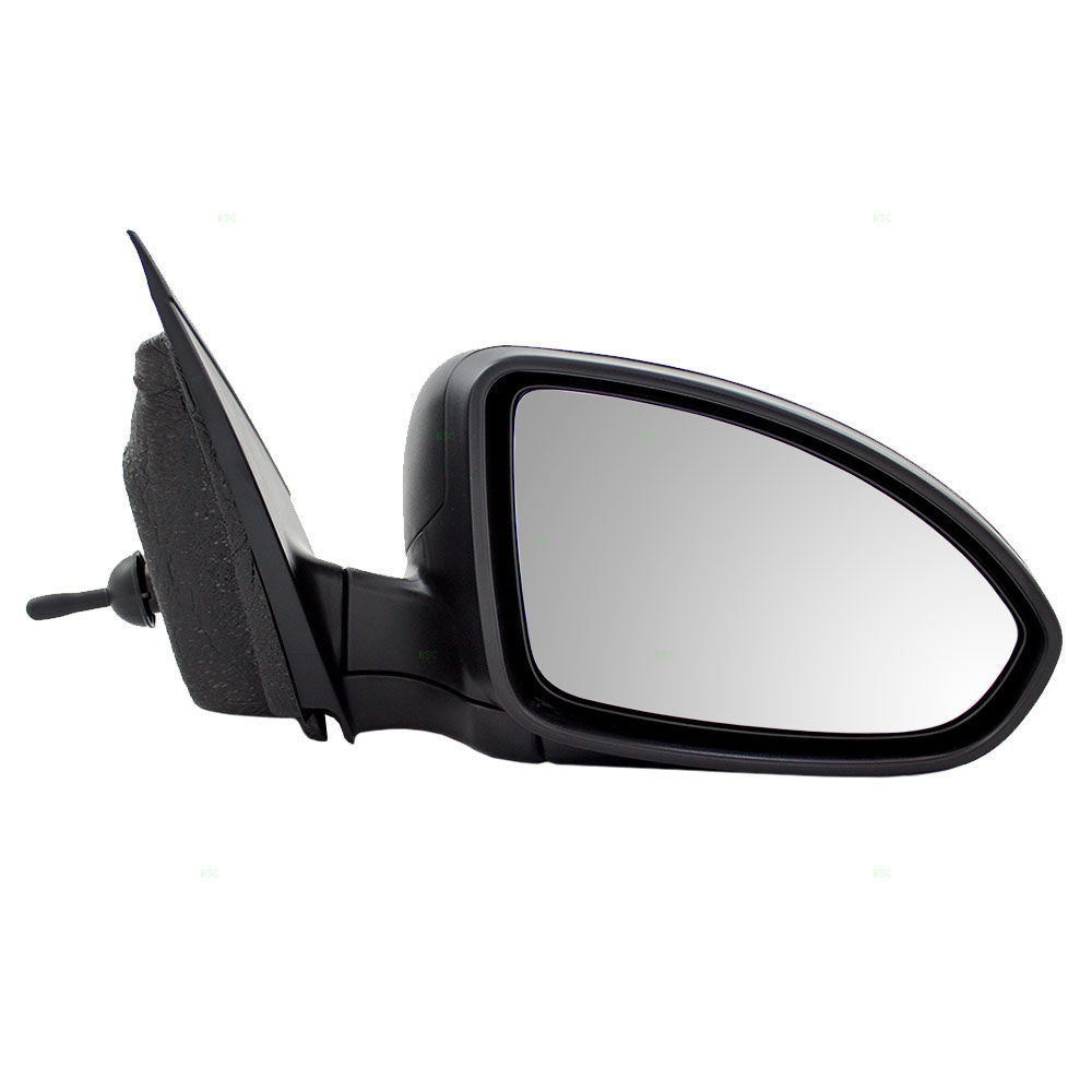 Door Mirror for 11-16 Chevy Cruze Manual Remote Black Right Passenger Side