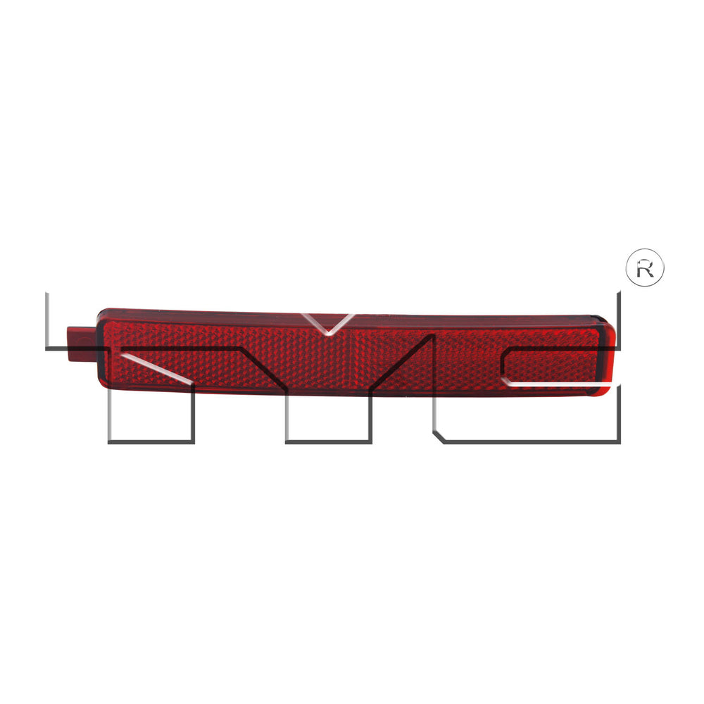 Rear Bumper Reflector Right Passenger or Left Driver for 08-14 Cadillac CTS/V