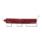 Rear Bumper Reflector Right Passenger or Left Driver for 08-14 Cadillac CTS/V