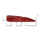 Rear Bumper Reflector Right Passenger for 12-14 Toyota Yaris 3/5 Door L/LE CAPA