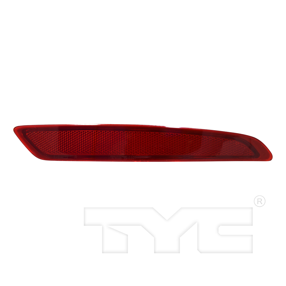 Rear Bumper Reflector Side Reflector Light Right for 14-19 Ford Fiesta Sedan