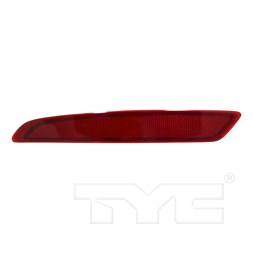 Rear Bumper Reflector Side Reflector Light Left for 14-19 Ford Fiesta Sedan