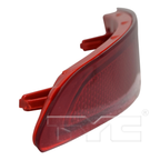 Rear Bumper Reflector Side Reflector Light Left for 14-19 Ford Fiesta Sedan