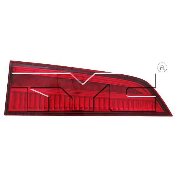 LED Inner Trunk Lid Tail Light Rear Lamp Left Driver for 16-18 Honda Pilot
