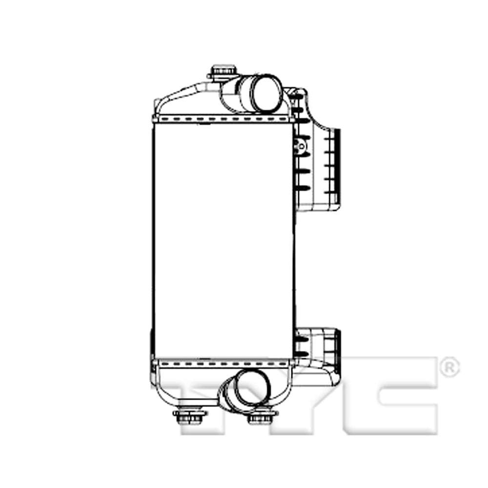 Intercooler/Charge Air Cooler for 13-16 Hyundai Santa Fe Sport 2.0T Turbo