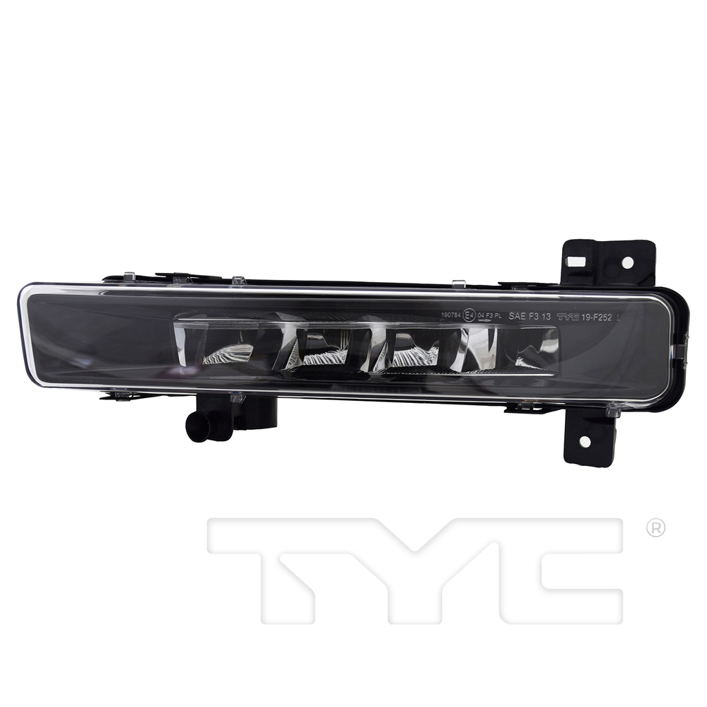 LED Fog Light Bumper Lamp for 19-20 BMW 5 Series (Black) Left Driver Side