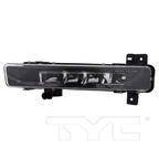 LED Fog Light Bumper Lamp for 19-20 BMW 5 Series (Black) Left Driver Side