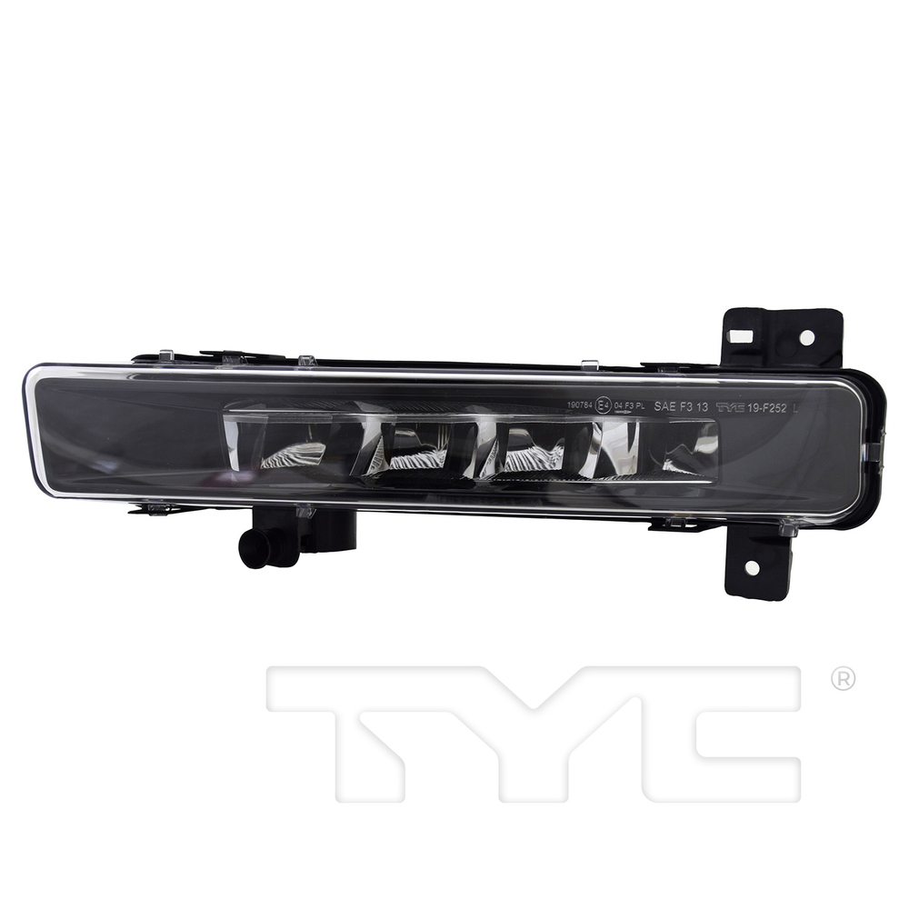 LED Fog Light Bumper Lamp for 19-20 BMW 5 Series (Black) Left Driver Side