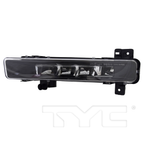 LED Fog Light Bumper Lamp for 19-20 BMW 5 Series (Black) Left Driver Side