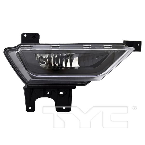 Halogen Black Fog Light Bumper Lamp for 23-23 Ford F-150 Right Passenger Side