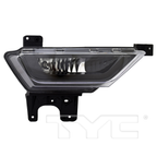 Halogen Black Fog Light Bumper Lamp for 23-23 Ford F-150 Right Passenger Side