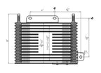 External Transmission Oil Cooler for 00-11 Ford Ranger Pickup/96-01 Explorer