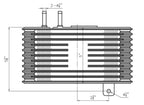 External Transmission Oil Cooler for 11-19 Mitsubishi Outlander Sport 2920A103