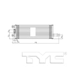 External Transmission Oil Cooler for 12-18 Jeep Wrangler 3.6L (PF) 68143895AA