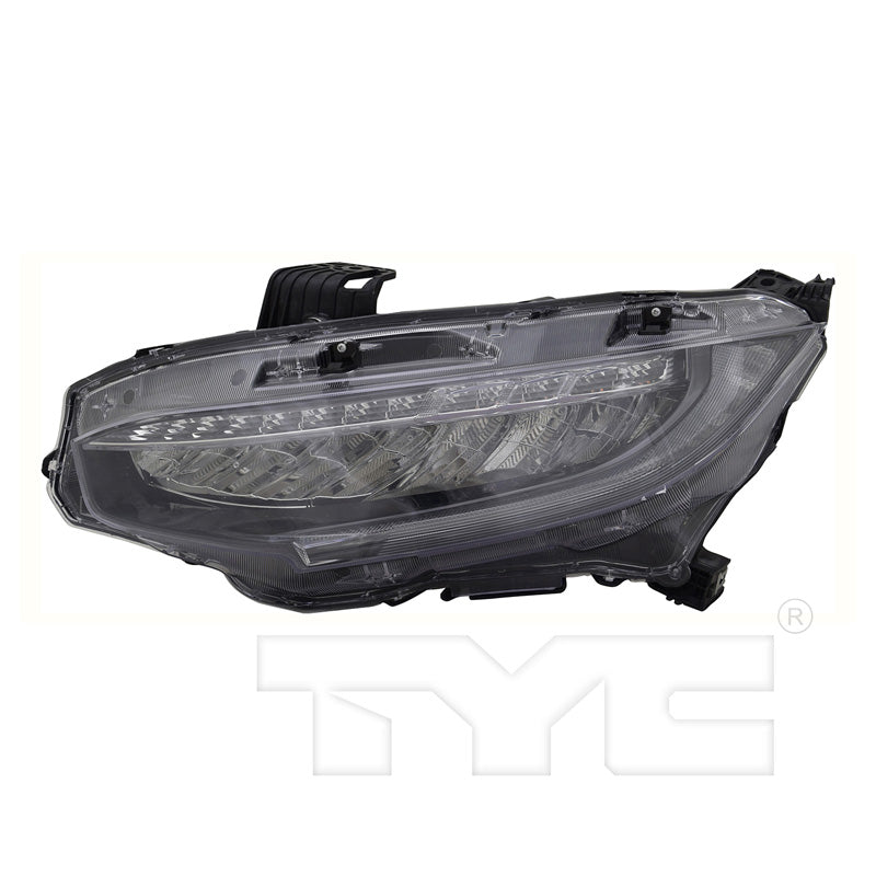 Headlight for 16-18 Honda Civic Sedan/17-19 Hatchback/Type-R LED Driver