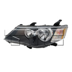 Halogen Headlight Lamp for 07-08 Mitsubishi Outlander Black Bezel Driver