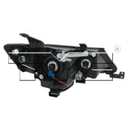 Halogen Headlight Lamp for 07-08 Mitsubishi Outlander Black Bezel Driver