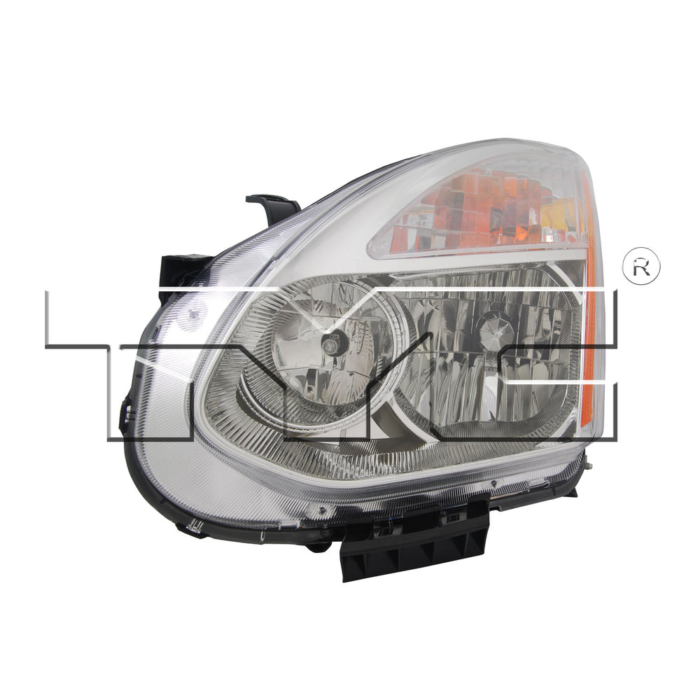 Halogen Headlight Lamp for 09-10 Nissan Rogue (w/o inner lens) Left Driver