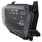 LED Headlight for 19-21 Toyota Tundra Smoked Chrome Right Passenger Side