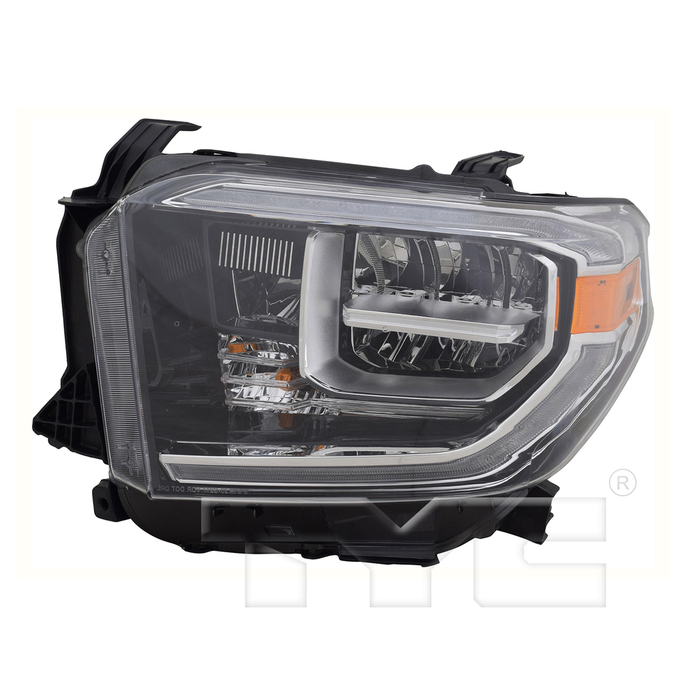 LED Headlight Lamp Left Driver for 18-20 Toyota Tundra (w/o Smoked Chrome)
