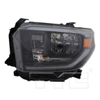LED Headlight Front Lamp for 19-21 Toyota Tundra Smoked Chrome Left Driver Side