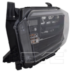LED Headlight Front Lamp for 19-21 Toyota Tundra Smoked Chrome Left Driver Side