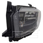 LED Headlight Lamp Left Driver for 18-18 Toyota Tundra (w/Smoked Chrome)
