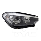 LED Headlight Front Lamp for 18-21 BMW X3 (Highbeam Halogen) w/o Logo Right Side