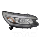 Halogen Headlight Lamp w/LED DRL Right Passenger for 15-16 Honda CR-V Touring