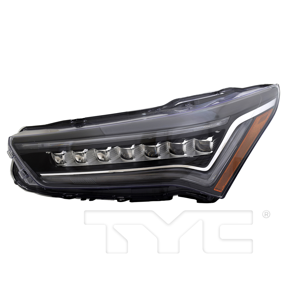LED Black Headlight Front Lamp for 19-25 Acura RDX (w/o Logo & AFS) Left Side