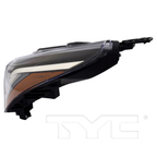 LED Black Headlight Front Lamp for 19-25 Acura RDX (w/o Logo & AFS) Left Side
