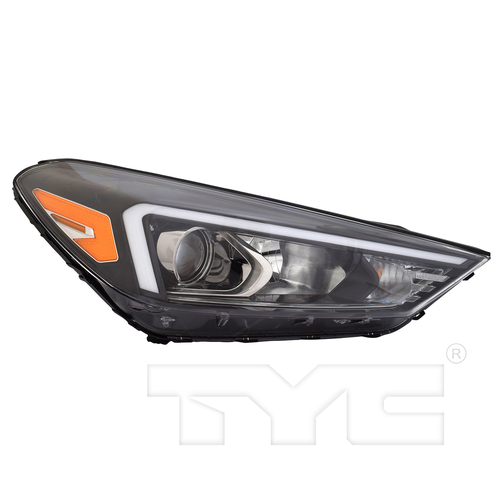 Halogen Headlight for 19-21 Hyundai Tucson w/o LED position Right Side