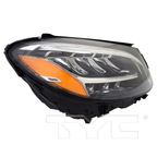 LED Headlight for 19-21 Mercedes C-Class (w/o Logo & AFS) Right Passenger Side