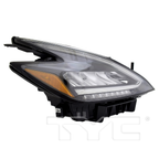 LED Headlight Front Lamp (Black) for 22-23 Nissan Murano Right Passenger Side