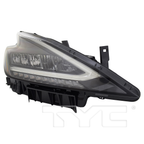 LED Headlight Front Lamp (Black) for 22-23 Nissan Murano Right Passenger Side