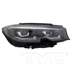 LED Headlight for 19-22 BMW 3 Seris (w/o Logo) w/AFS Black Right Passenger Side