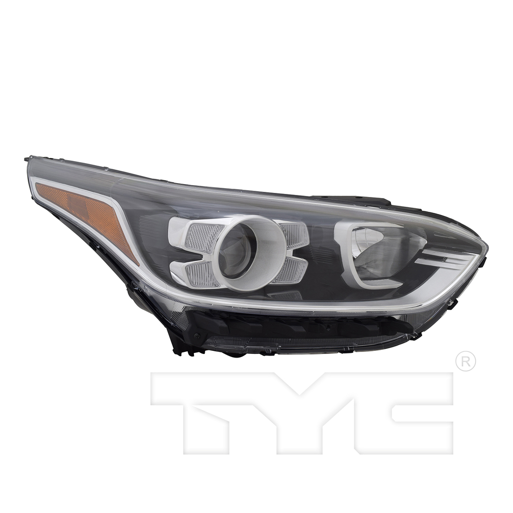 Halogen Headlight Front Lamp w/LED DRL for 19-20 Kia Forte Passenger Right