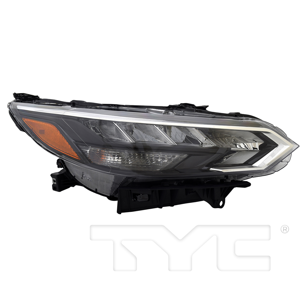 LED Headlight Front Lamp for 24-25 Nissan Sentra (Black) Right Passenger Side