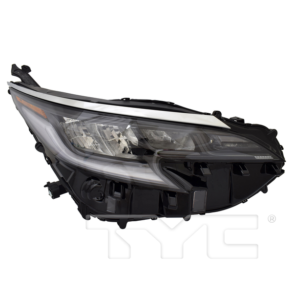 LED Headlight for 21-24 Toyota Sienna XSE w/LED Strip Chrome Right Side