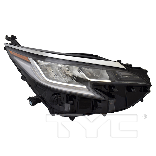 LED Headlight for 21-25 Toyota Sienna Limited w/LED Strip Chrome Right Side