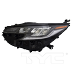 LED Headlight Front Lamp Black for 25 Toyota Sienna Left Driver Side