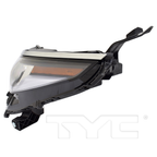 LED Headlight Chrome w/LED Strip for 21-25 Toyota Sienna Limited Left Side